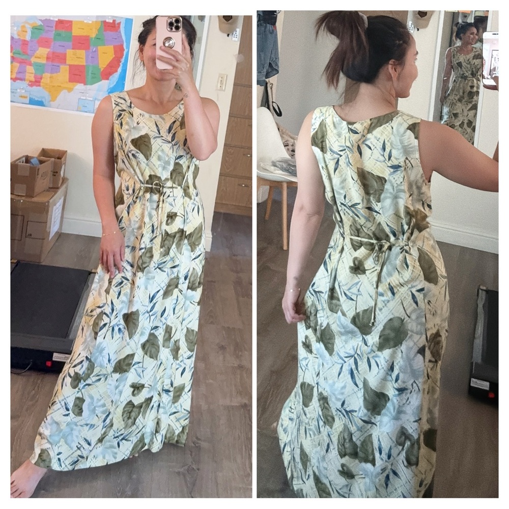 Teddi Cream Sleeveless Scoop Neck Sundress